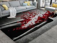 Large shackle rug kit with printed pattern on canvas, finished product can be used for home display, home decoration or DIY rug.