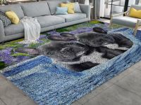 Printed canvas puppy style large hook rug kit, finished product can be used for home display, home decoration or DIY rug.